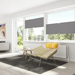 Debel plisségardin flex grå 50x130 cm* Gardiner|Tilbehør Til Kontor Og Værksted