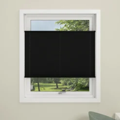 Debel plisségardin flex sort 50x130 cm* Gardiner|Tilbehør Til Kontor Og Værksted