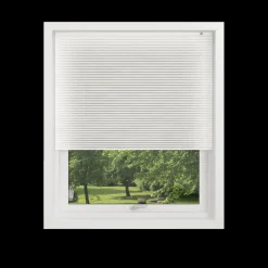 Debel plisségardin London, hvid 60x130 cm.* Gardiner|Tilbehør Til Kontor Og Værksted
