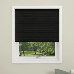 Debel plisségardin Touch, sort 60x160 cm.* Gardiner|Tilbehør Til Kontor Og Værksted