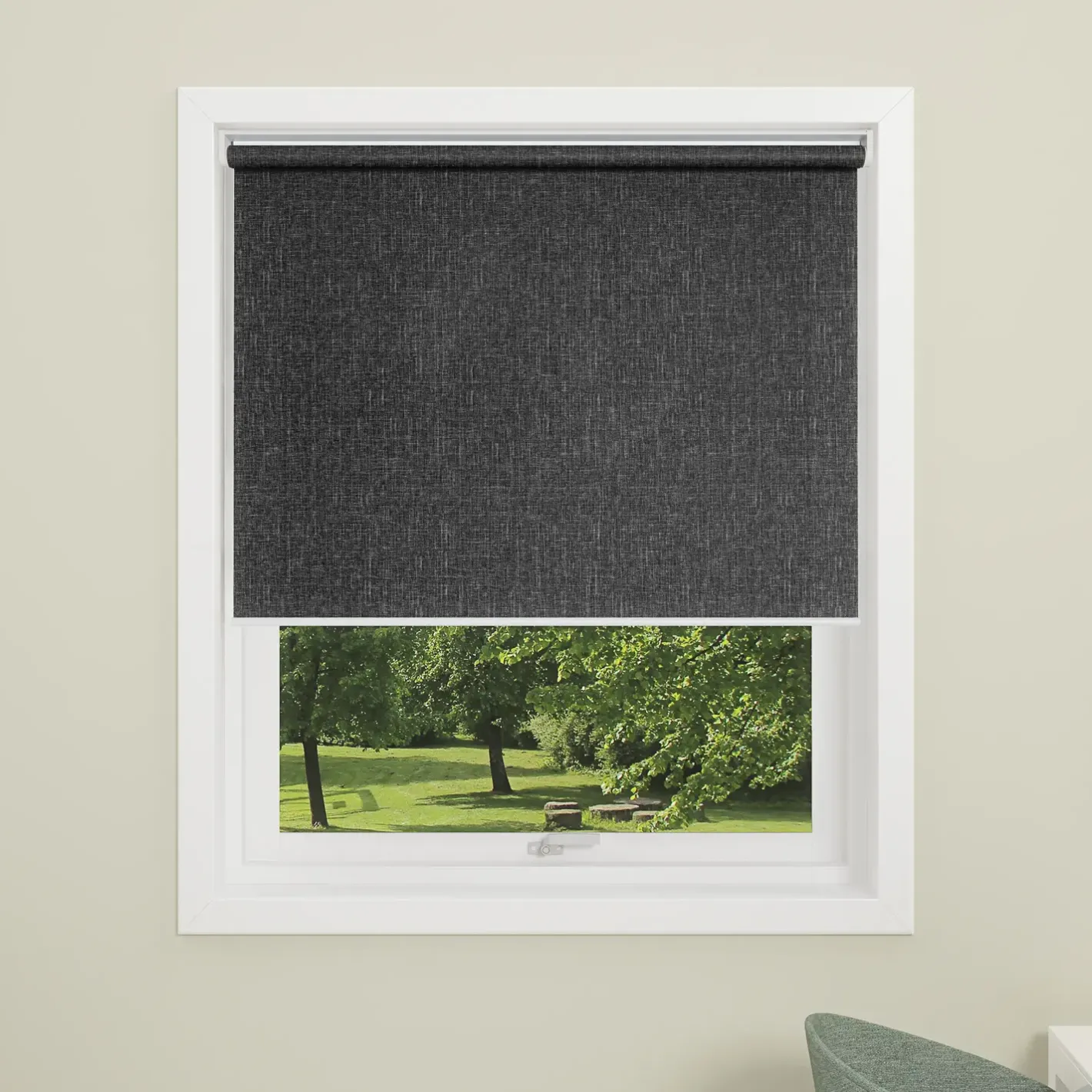 Debel touch mørklægningsgardin grå 80x175 cm* Gardiner|Tilbehør Til Kontor Og Værksted