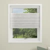 Debel touch split plissegardin hvid 60x160 cm* Gardiner|Tilbehør Til Kontor Og Værksted