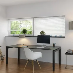 Debel Twist alupersienne hvid 60x130 cm* Gardiner|Tilbehør Til Kontor Og Værksted