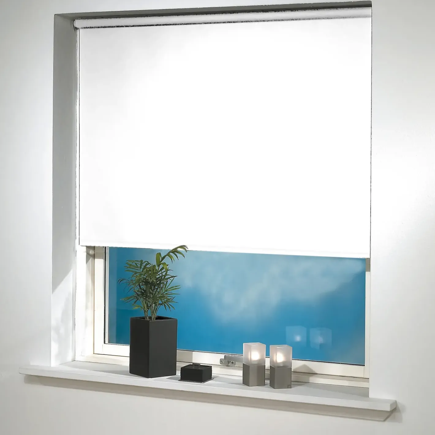 Debel uni-bo rullegardin mørklægning hvid 120x210 cm* Gardiner|Tilbehør Til Kontor Og Værksted