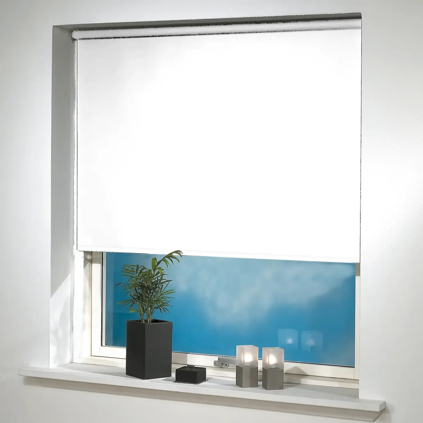 Debel uni-bo rullegardin mørklægning hvid 120x210 cm* Gardiner|Tilbehør Til Kontor Og Værksted