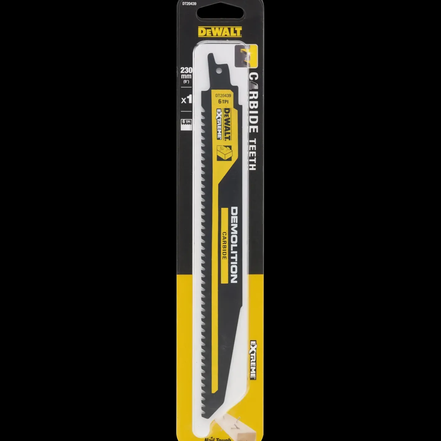 DeWALT bajonetsavklinge til træ og søm 230 mm* Bajonetsavklinger