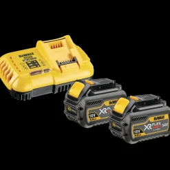 DeWALT DCB118T2 54V XR flexvolt oplader 2x6.0 Ah batterier* Batterier Og Opladere