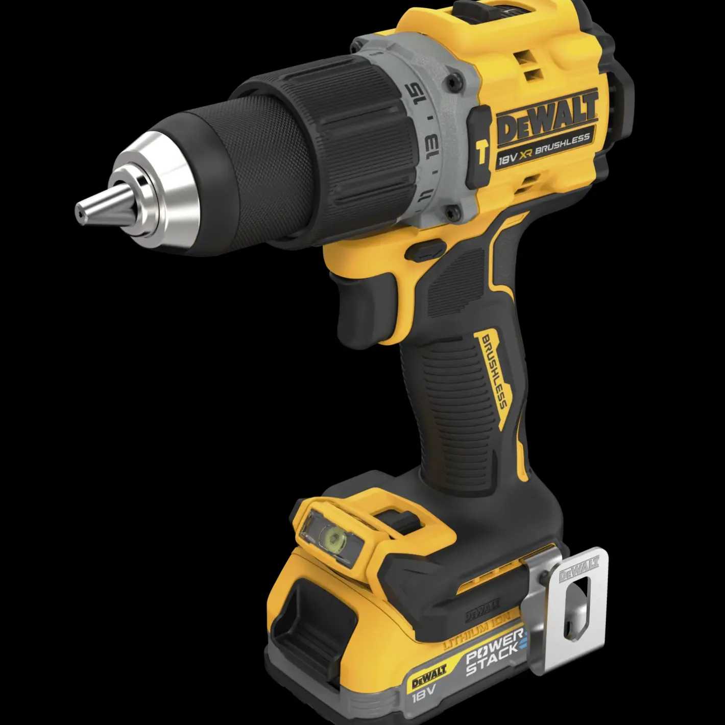DeWALT DCD805E1T-QW 18V 1.7Ah Powerstack batteri* Batterier Og Opladere