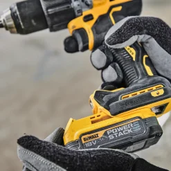 DeWALT DCD805E1T-QW 18V 1.7Ah Powerstack batteri* Batterier Og Opladere