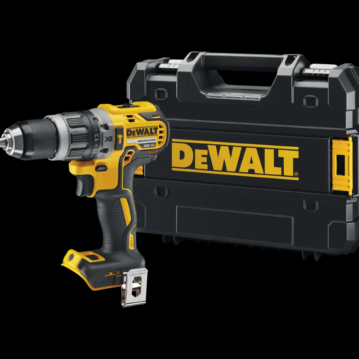 DeWALT DCD796NT 18V XR slagboremaskine solo inkl. TSTAK kuffert* Bore- Og Skruemaskiner