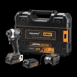 DeWALT DCF85ME2GT-QW 18V XR slagskruetrækker Mclaren edition 2x 1.7 Ah PS-batterier og lader* Slagnøgler