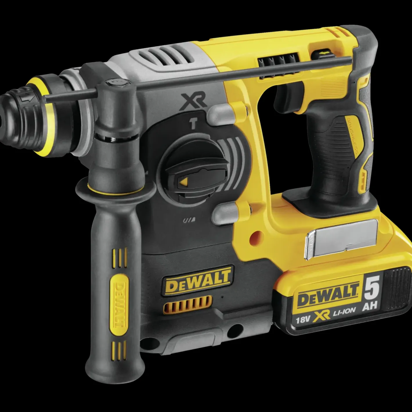 DeWALT DCH273P2T-QW 18C XR borehammer 2x5.0Ah batteri og lader* Borehamre