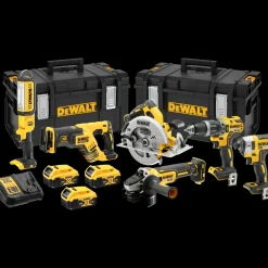 DeWALT DCK623P3-QW 6 pak elværktøj med 3x5.0 Ah batterier* Elværktøjssæt