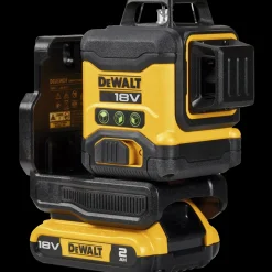 DeWALT DCLE34031D1-QW multilinjelaser grøn 18V 3x360 1x 2.0 Ah batteri og lader* Måleudstyr