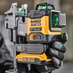 DeWALT DCLE34031D1-QW multilinjelaser grøn 18V 3x360 1x 2.0 Ah batteri og lader* Måleudstyr