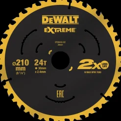 DeWALT DT20432-QZ extreme rundsavsklinge Ø210x30 mm* Rundsavklinger