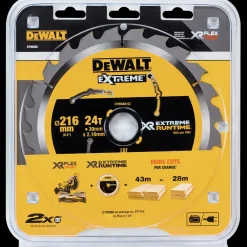 DeWALT DT99568-QZ XR FLEXVOLT savklinge Ø216xø30mm* Rundsavklinger