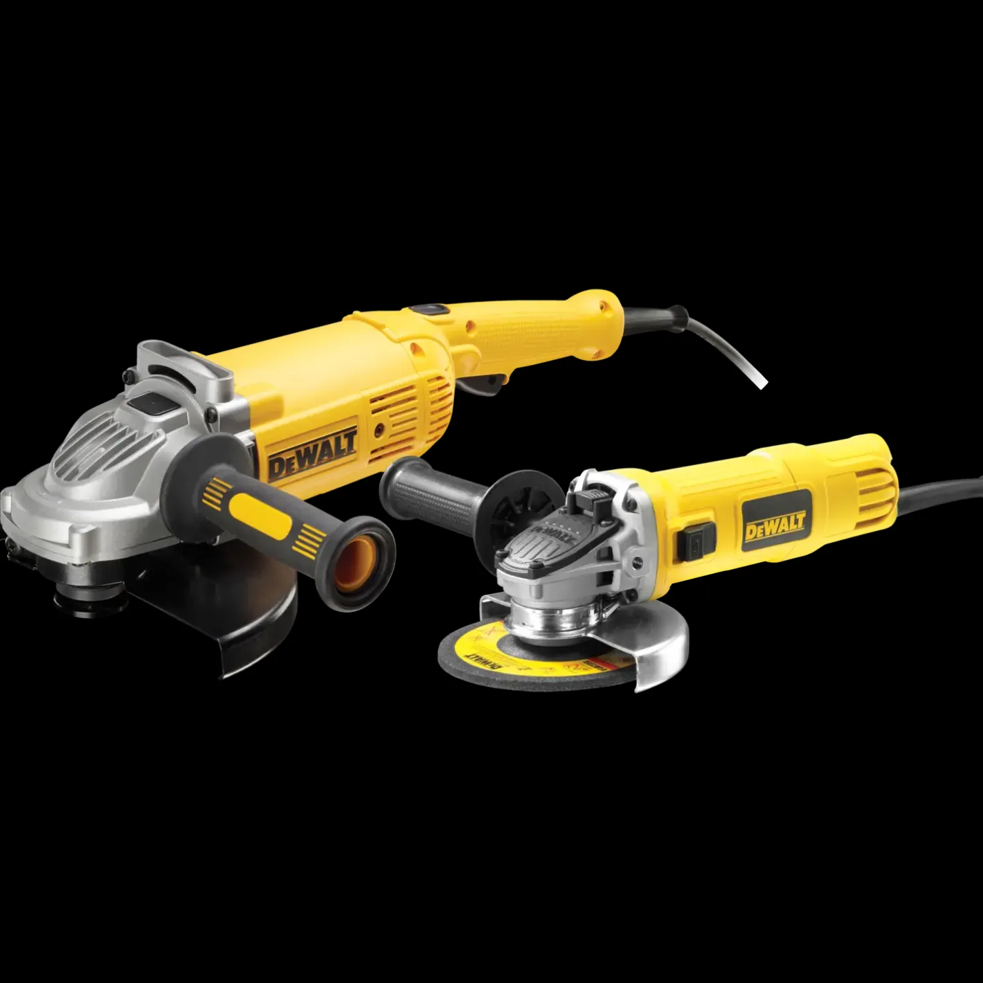 DeWALT DWE492DUO2 vinkelslibersæt 2200W 230 mm + 900W 125 mm* Vinkelslibere