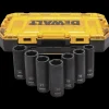 DeWALT DWMT74737 slagtoppe 1/2" sæt 7 dele* Slagnøgler|Trykluftværktøj