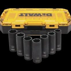 DeWALT DWMT74737 slagtoppe 1/2" sæt 7 dele* Slagnøgler|Trykluftværktøj