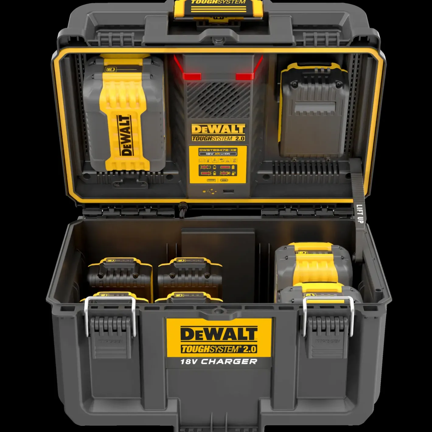DeWALT Toughsystem 2.0 opladerboks* Batterier Og Opladere