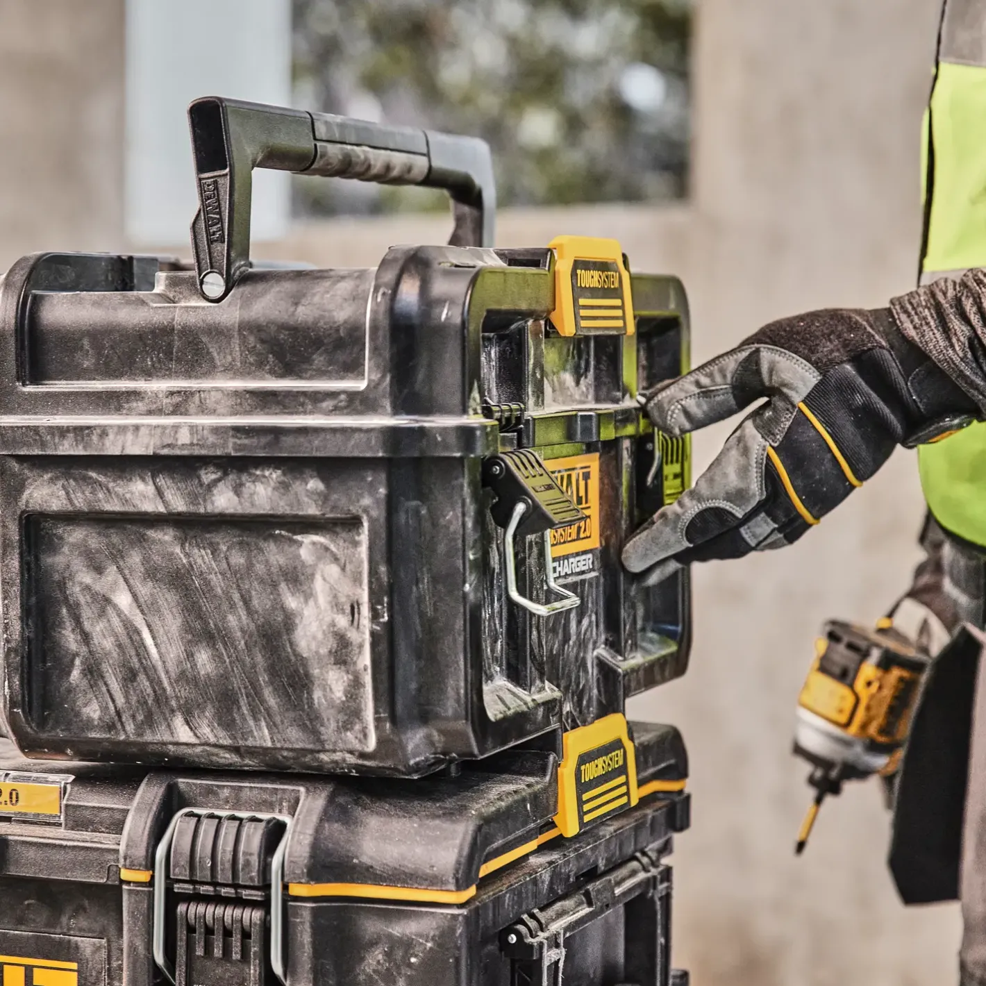 DeWALT Toughsystem 2.0 opladerboks* Batterier Og Opladere