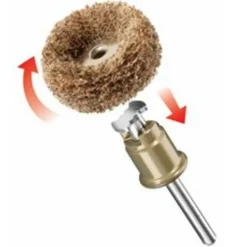 Dremel polerhjul grov og medium 511S 2 stk.* Dremel Tilbehør