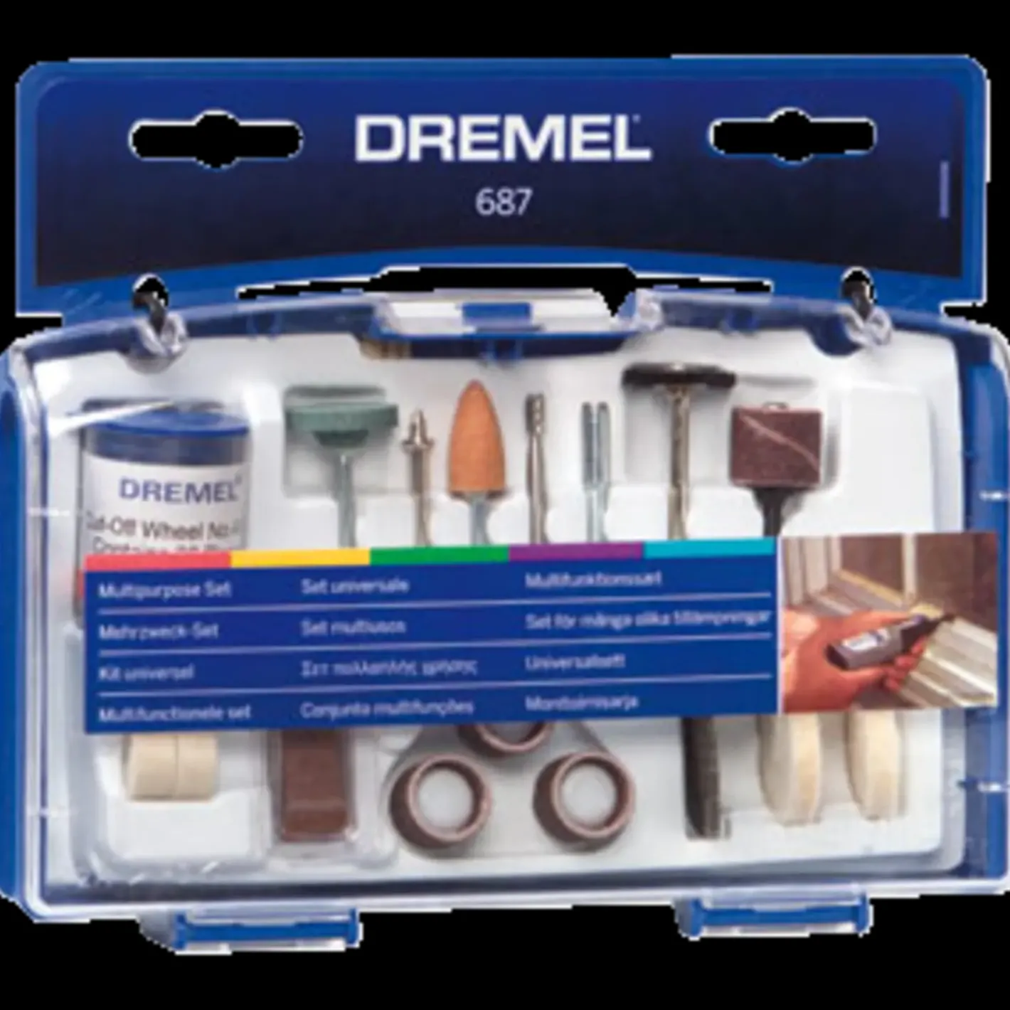 Dremel tilbehørssæt Multi 687 med 52 dele* Dremel Tilbehør