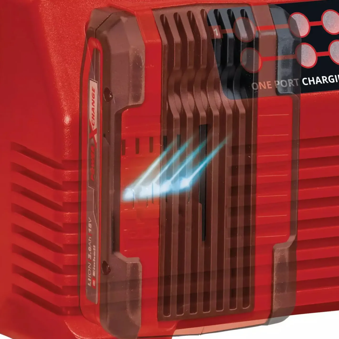 Einhell Power-X-Change quattrocharger 18V/4,0Ah* Batterier Og Opladere