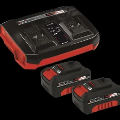 Einhell Power-X-Change starterkit 2x18V/4,0A og twin oplader* Batterier Og Opladere