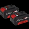 Einhell Power-X-Change twinpack batteri 2x18V/4,0Ah* Batterier Og Opladere