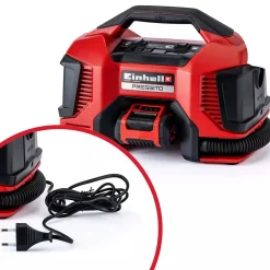 Einhell Pressito 18V hybridkompressor 6i1 med 8 dele solo* Kompressorer