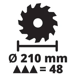 Einhell TC-SM 2131 kap-/geringssav, Ø210 mm - 1500W* Kap-/Geringssave