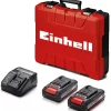 Einhell TE-CD 18 Li slagboremaskine 60 Nm 2×18V/2,0Ah batteri og lader* Bore- Og Skruemaskiner