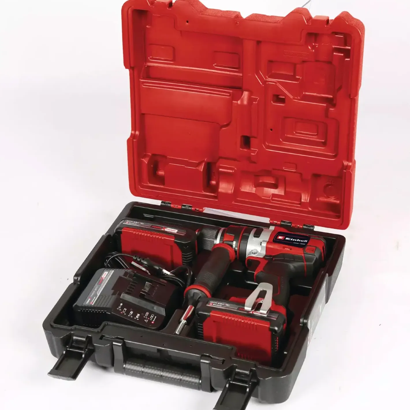 Einhell TE-CD 18 Li slagboremaskine 60 Nm 2×18V/2,0Ah batteri og lader* Bore- Og Skruemaskiner
