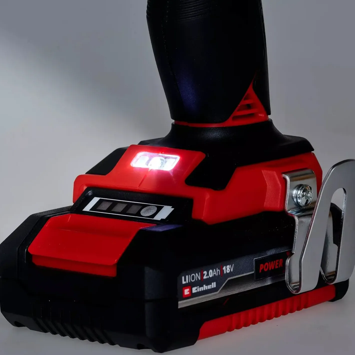 Einhell TE-CD 18 Li slagboremaskine 60 Nm 2×18V/2,0Ah batteri og lader* Bore- Og Skruemaskiner