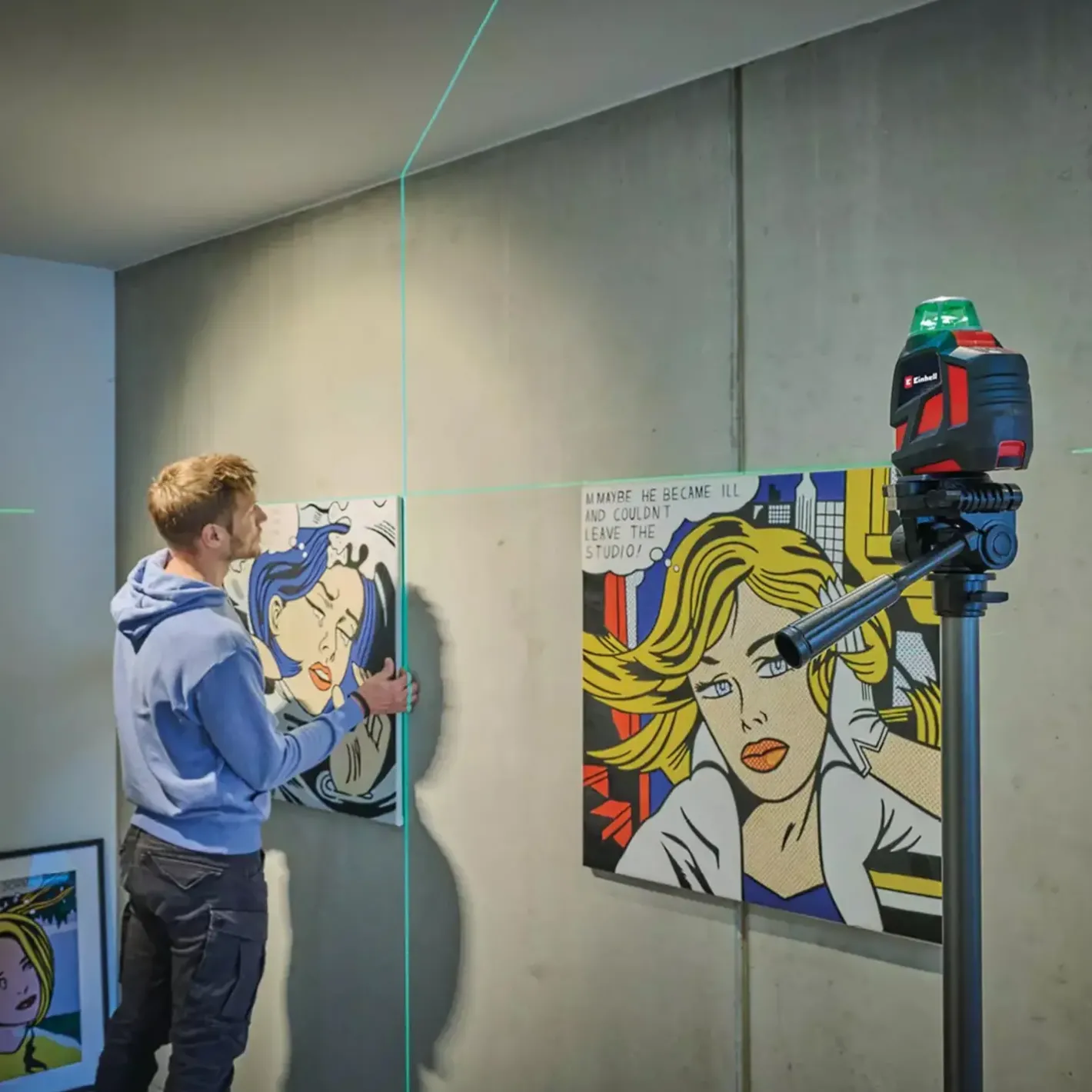 Einhell TE-LL 360 krydslinjelaser/vaterpas* Måleværktøj Og Opmærkning