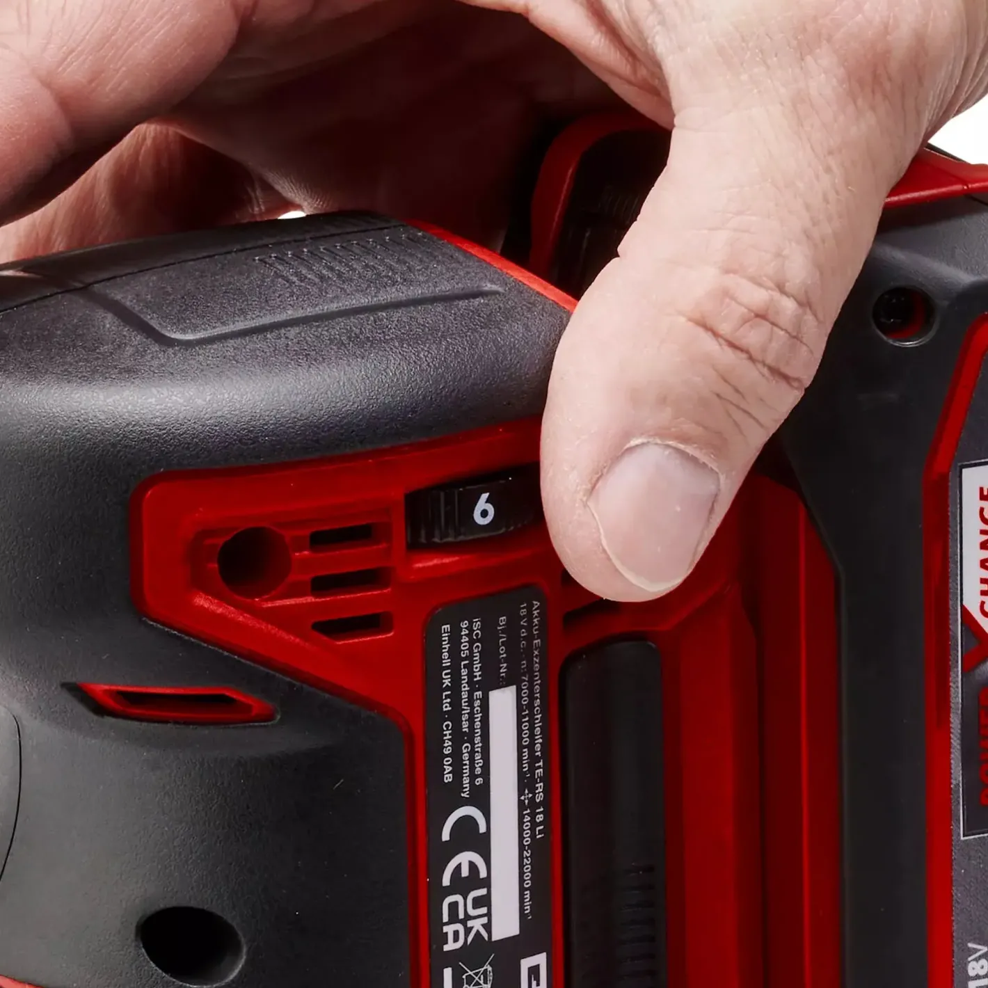 Einhell TE-RS 18 Li-S 18V excentersliber Ø125mm solo* Excenterslibere