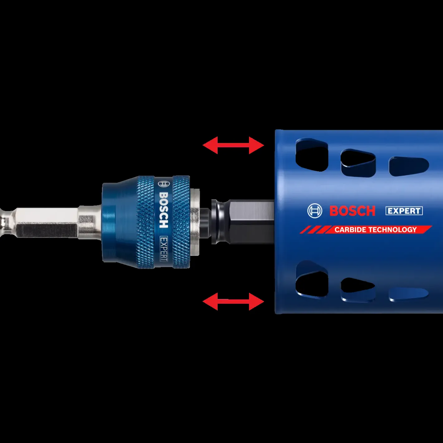 Bosch Professional Expert Power Change Plus hulsavsadaptor 7,15x105 mm 2 stk* Hulsave