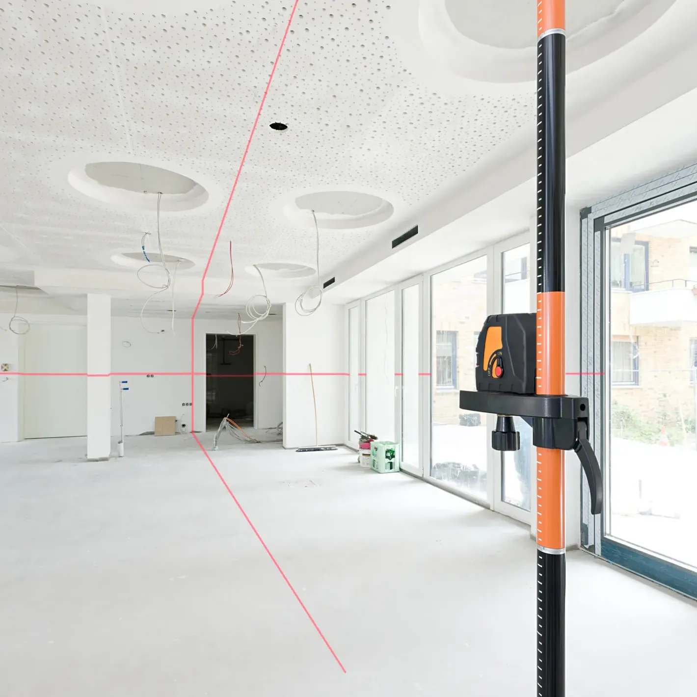 GeoFennel FL 40-PC Plus selvnivellerende krydslinjelaser* Måleudstyr