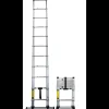 Jumbo proff Teleskopstige 11 trin 3,2 meter* Stiger