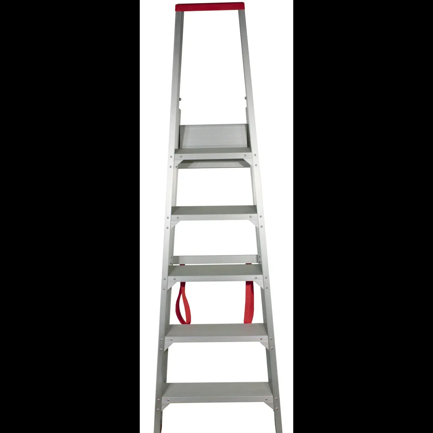 Jumbo Super Proff trappestige enkel med bøjle 4 trin 95 cm* Stiger