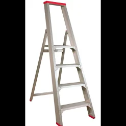 Jumbo Super Proff trappestige enkel med bøjle 4 trin 95 cm* Stiger