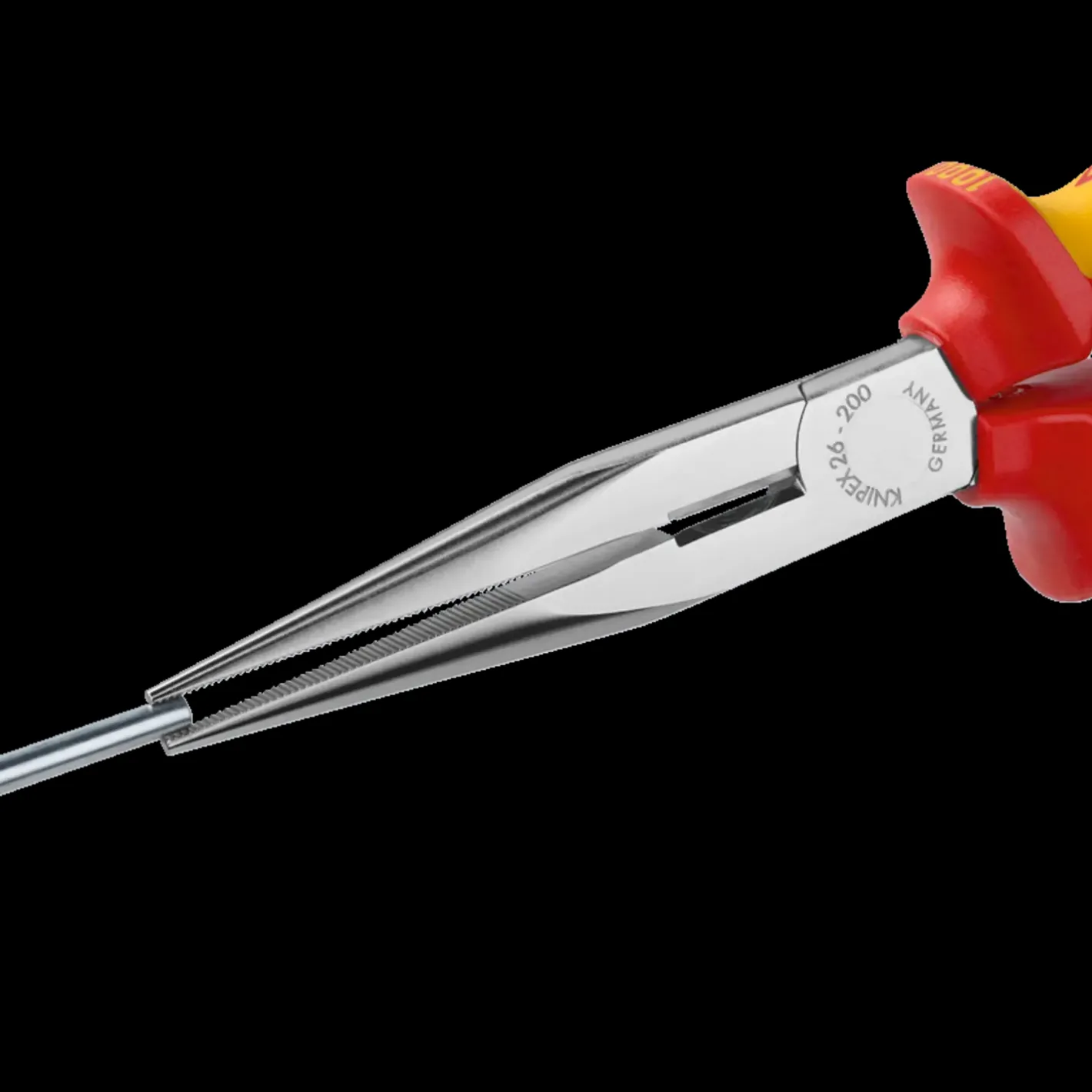 Knipex spidstang med skær og VDE-godkendt håndtag 200 mm* Tænger