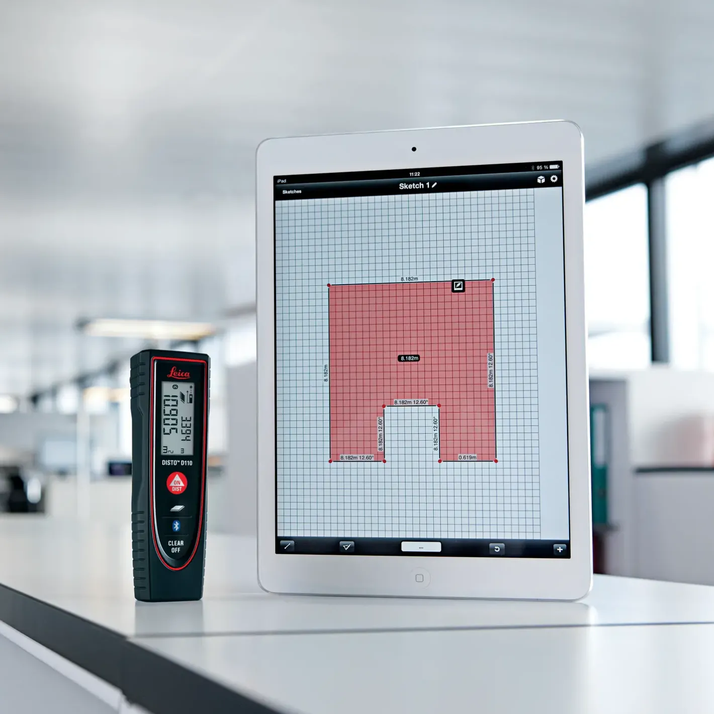 Leica Disto D110 afstandsmåler med Bluetooth®* Måleudstyr