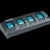 Makita 196426-3 ladestation til 4x batterier* Batterier Og Opladere