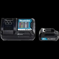 Makita batteripakke 12V Li-ion 1xBL1021B+1xDC10WD* Batterier Og Opladere