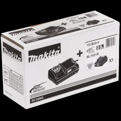 Makita batteripakke 12V Li-ion 1xBL1021B+1xDC10WD* Batterier Og Opladere