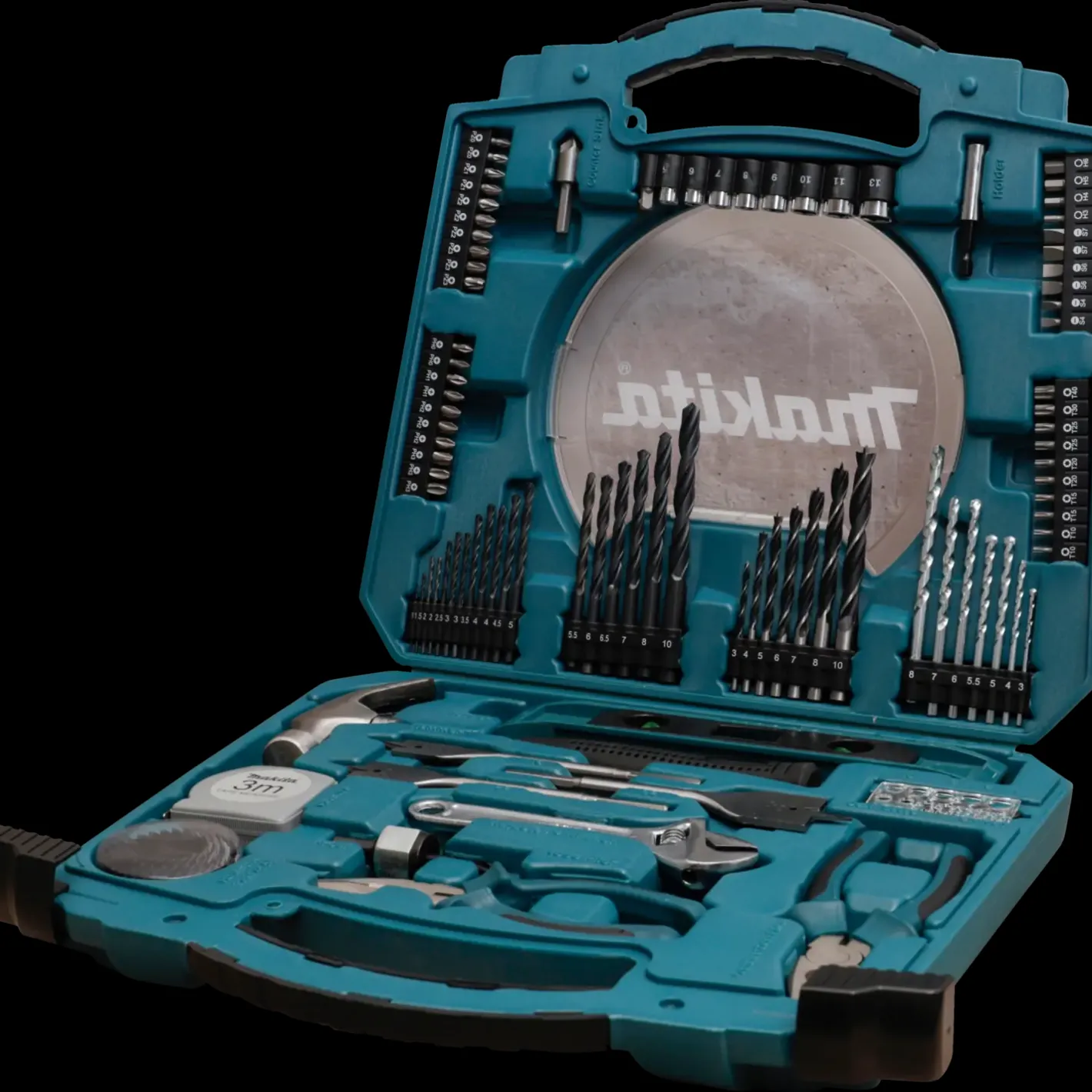 Makita D-42042 værktøjs bor- og bitssæt 103 dele* Bor- Og Borsæt
