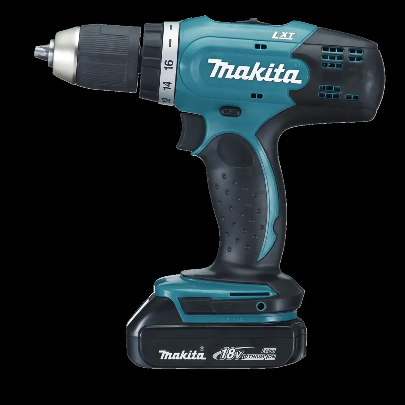 Makita DDF453RYJ 18V LXT bore-/skruemaskine 2x1.5 Ah batteri og lader* Bore- Og Skruemaskiner